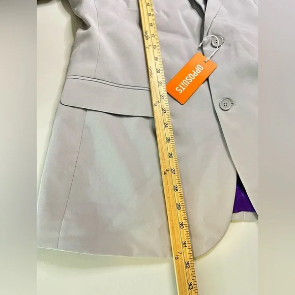 NEW OppoSuit Men’s Solid Gray Blazer Suit Size UK 44 US 44 - Picture 10 of 10